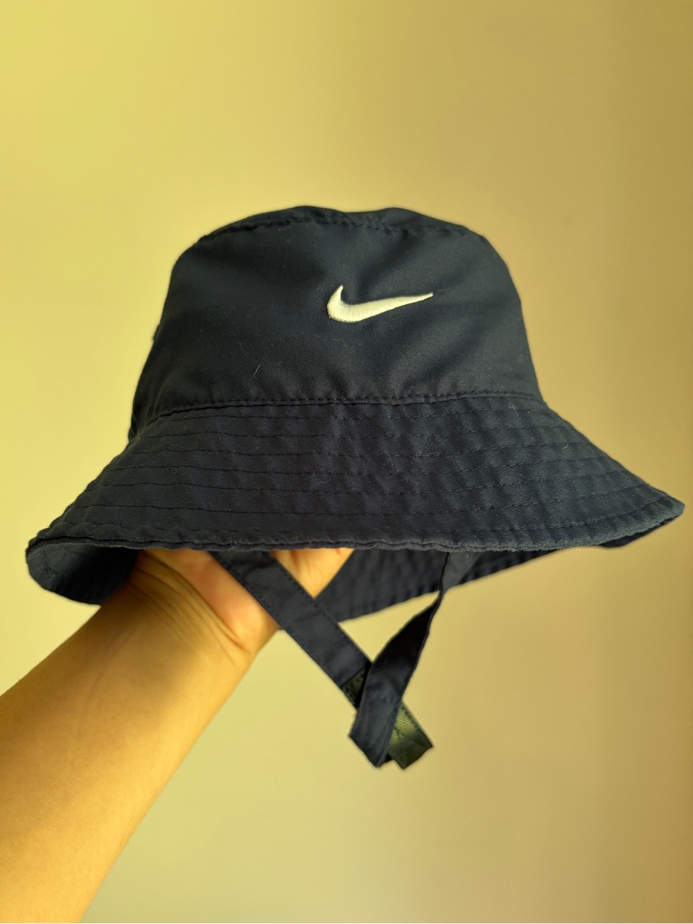 Nike Dark Blue Infant Bucket Hat with Chin Strap